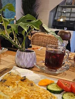 Omelett Mit Käse Und Champignon
